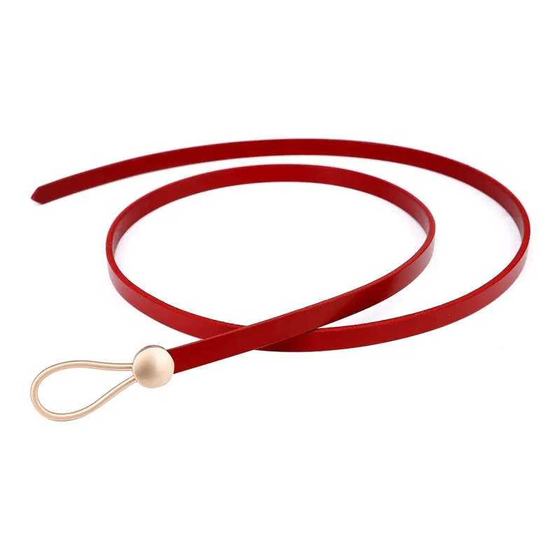 CATELLES Top Grain Cow Leather Leather Belts Women's 1.1cm-10