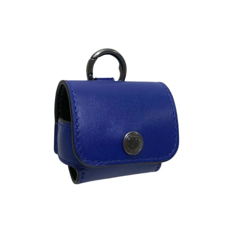 COACH Refined Calfskin AirPods Pro Earphone Case Bag Merch Women's Blue-1