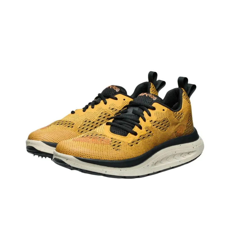KEEN WK400 Anti Slip Wear Resistant Low Top Casual Shoes Men's Yellow-2