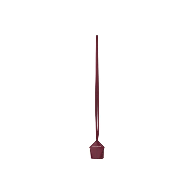 MM6 Maison Margiela Calfskin Keychains Men's Burgundy-1