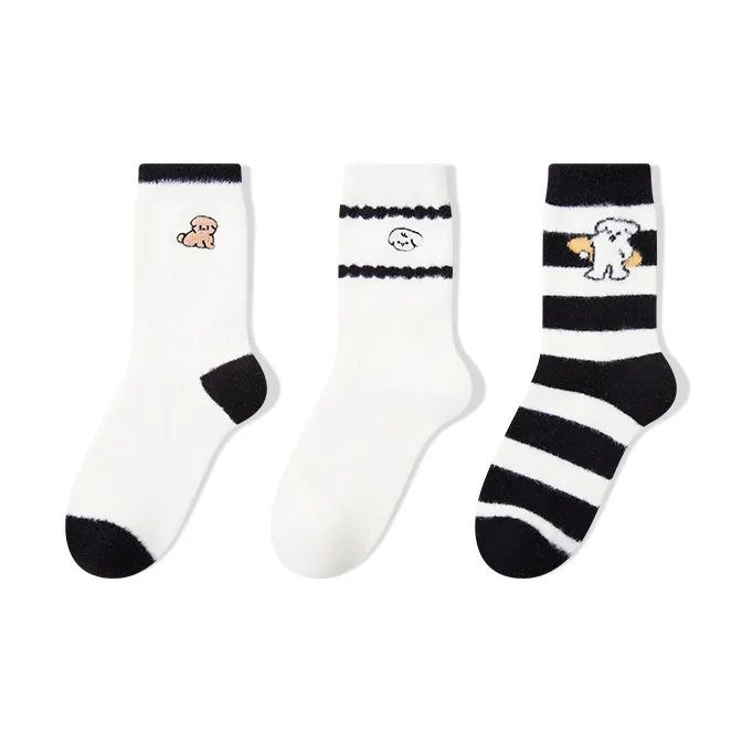 Moremoli Mid Calf Socks Women's 3 Pack-1