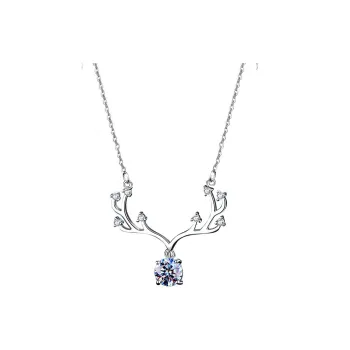 JESCAKOO S925 Silver Necklaces Women's