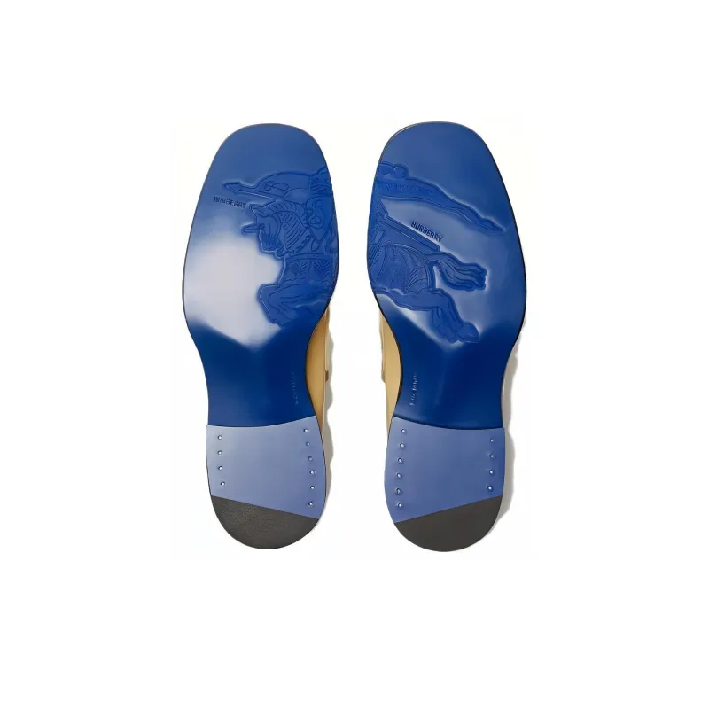 Burberry Barbed Leather Loafers-4