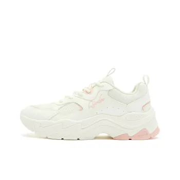 QIAODAN Casual Shoes Women's Low Top Ivory/Serene Pink