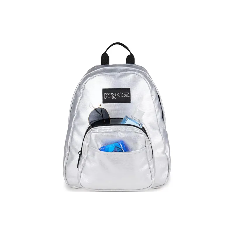 JanSport Polyester Backpack Mini Unisex Silver-1