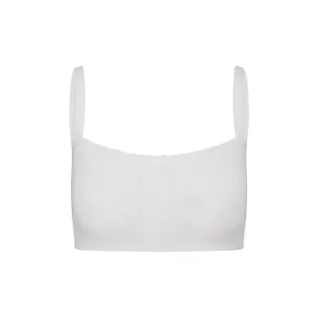 SKIMS FW24 Fake Day Collection SWEATER POINTELLE BRALETTE Bra Women's 1 Pack MARBLE/Marble Color
