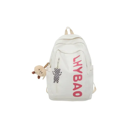 Yalu Nylon Fabric Backpack Regular Unisex Pink/Black/Blue/Green/Yellow
