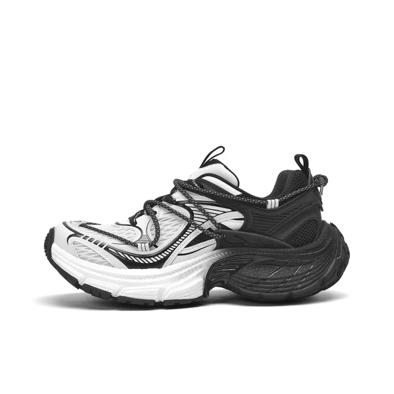TCELLARS Cushioning, Abrasion Resistant, Breathable, Lightweight, Height Increasing Low Top Chunky Sneakers Unisex-14