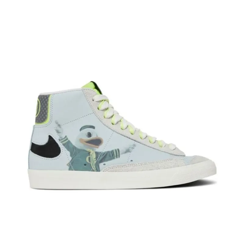 Nike Blazer Anti Slip Wear Resistant High Top Basketball Shoes Men's Blue-1