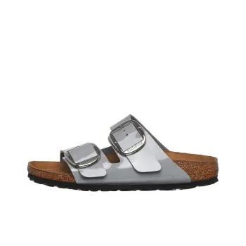 Birkenstock Arizona Big Buckle EVA Slip Resistant Slide Slippers Women's Silver Narrow