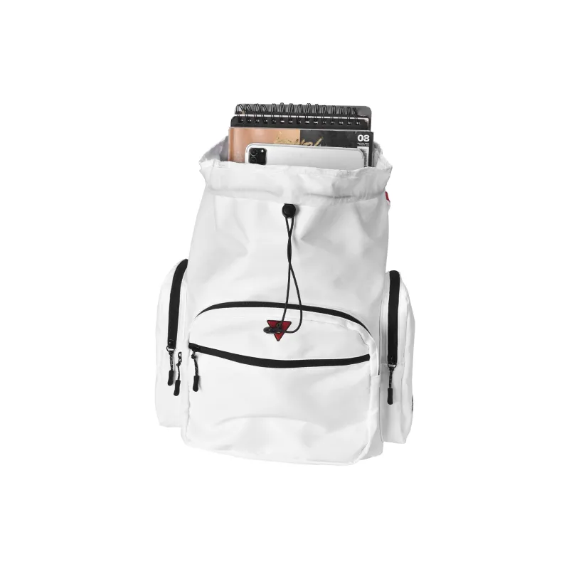 Spare No Pains. Polyester Student Backpack Travel Backpack Unisex White-3