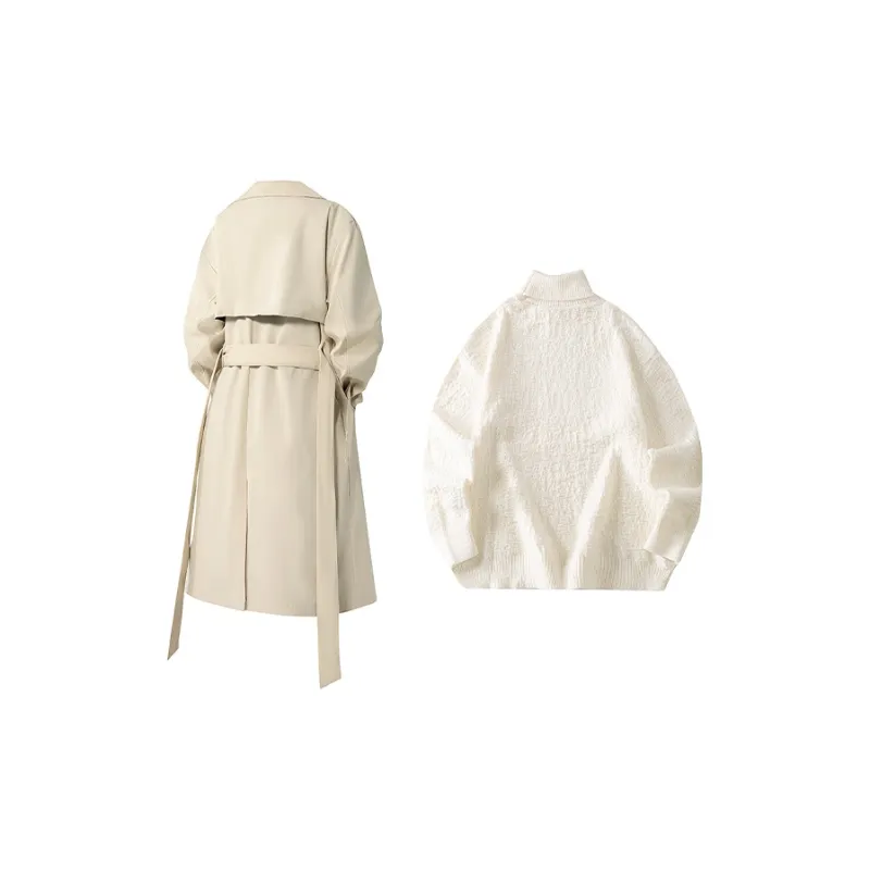 RED DRAGONFLY Trench Coat Unisex-13