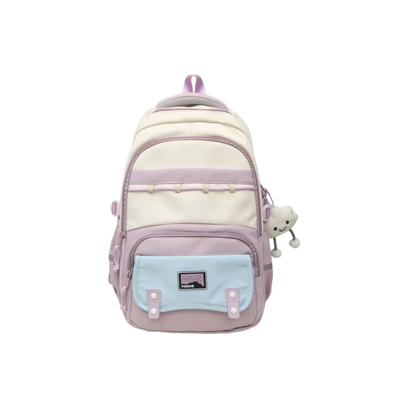 Gorora Nylon Backpack Regular Women's Green/Burgundy/Ginger Yellow/Khaki Violet/Black-9