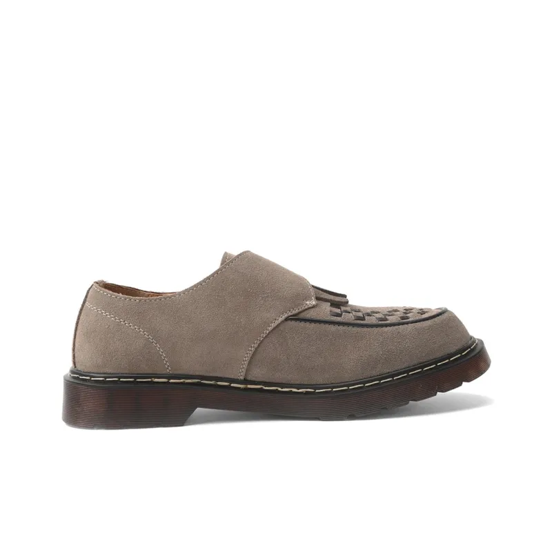 TOM TAILOR Gray Tone Gentleman Buckle Shoes Loafers Men's-7