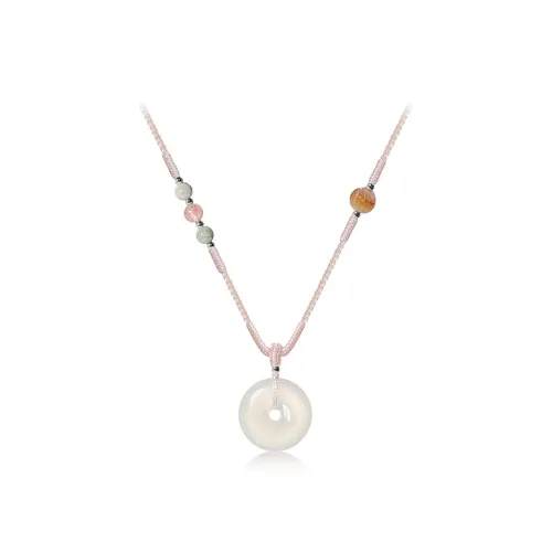 LUYUO Jade Necklaces Women's