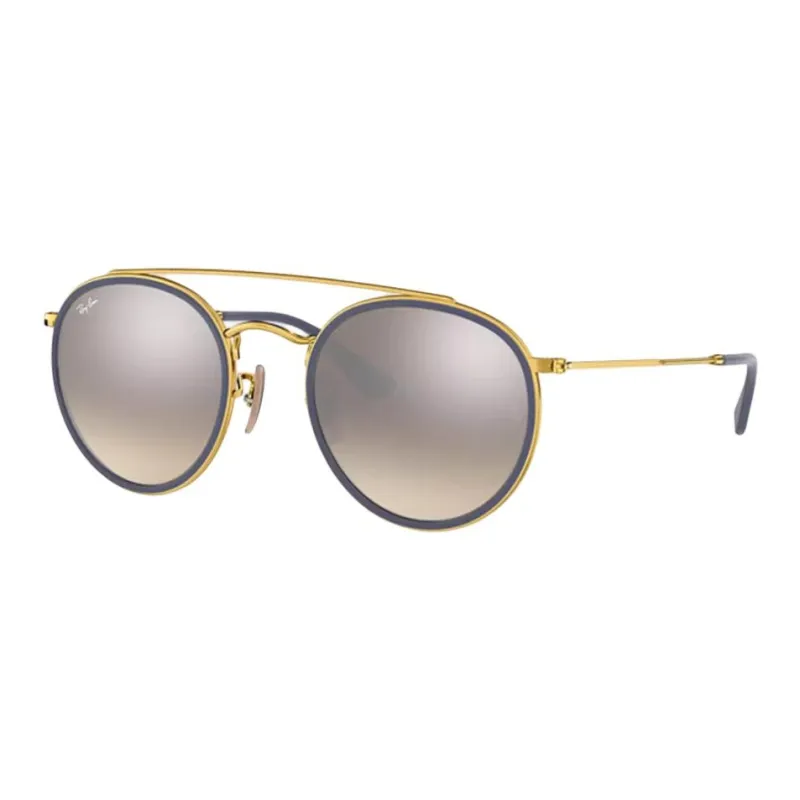 RayBan Metal Round Sunglasses Unisex Gold-0