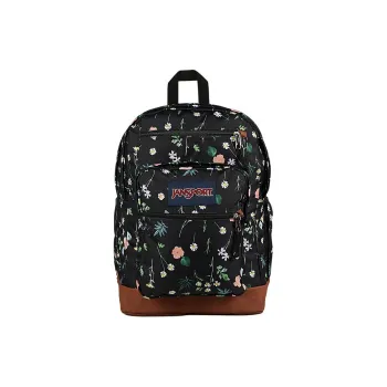 JanSport Polyester Backpack Unisex Floral Black