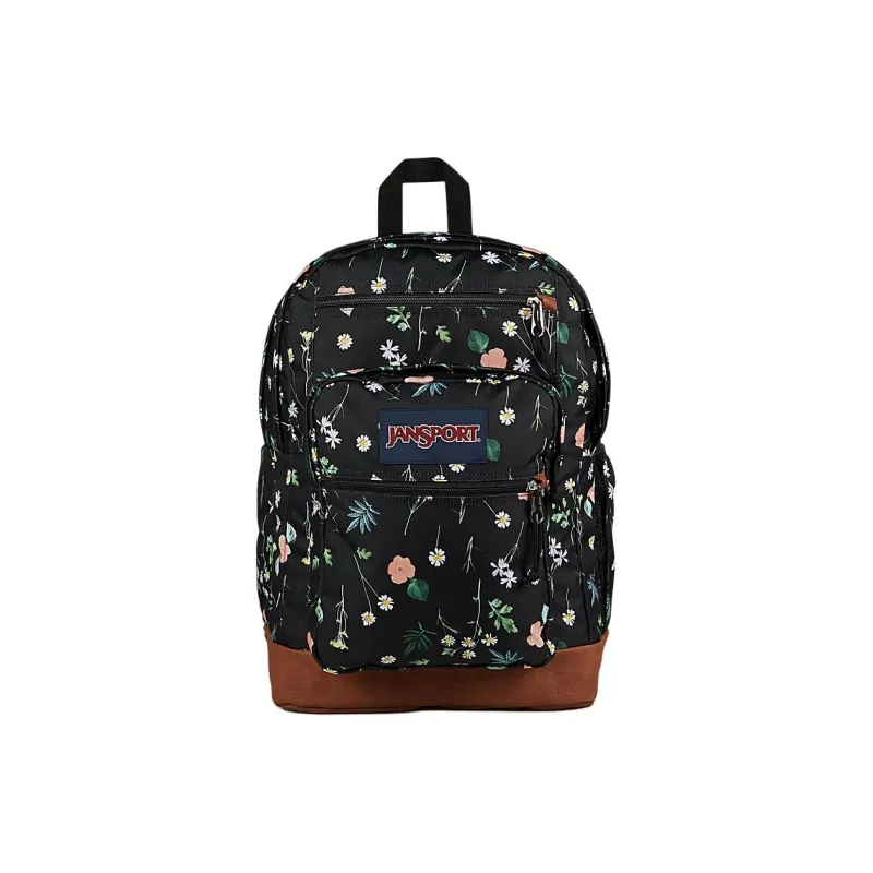 JanSport Polyester Backpack Unisex Floral Black-0