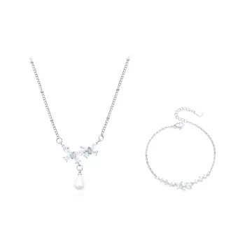 RINGLOVE Pearl Zircon Necklaces Women's