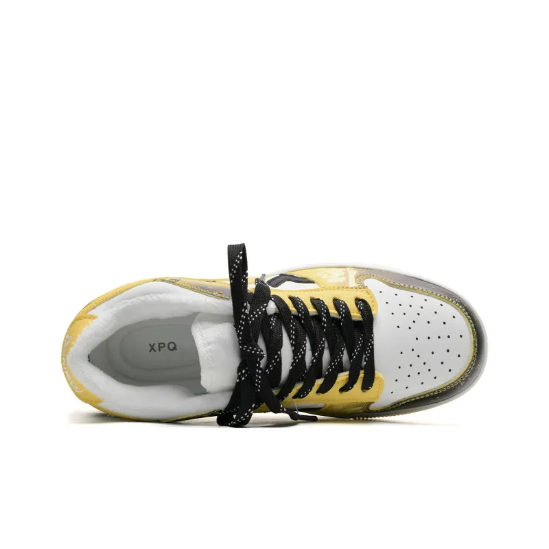 XPQ Anti-Slip And Wear-Resistant Breathable Low-Top Skateboard Shoes Unisex-34