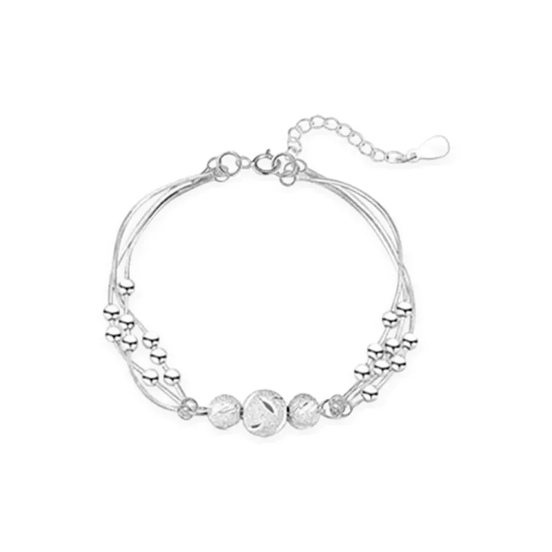 Seven Seven Silver Jewelry S999 Fine Silver Bracelets Women's-0