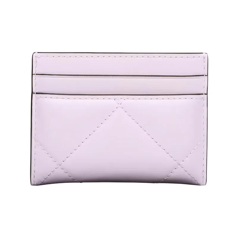 TORY BURCH Calfskin Card Holder Women's Pink-1