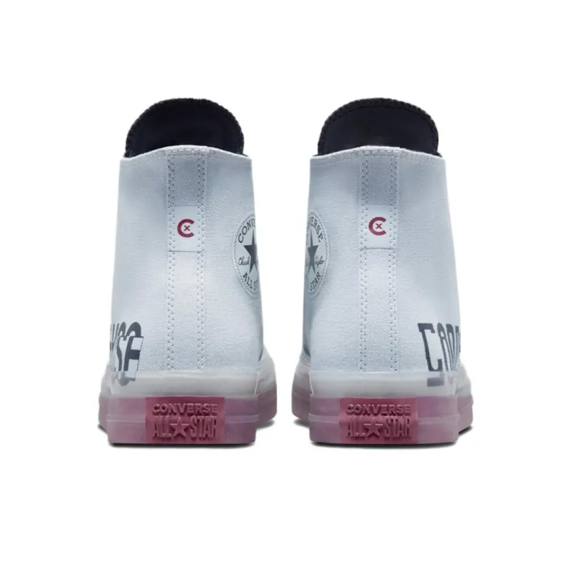 Converse Chuck Taylor All Star Anti Slip Wear Resistant High Top Canvas Shoes Unisex White-3