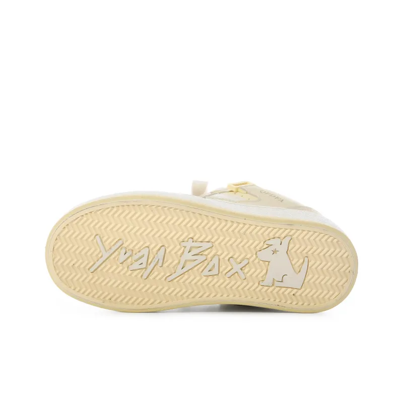Lovely You Coverage Lightweight Slip-Resistant Low-Top Skateboard Shoes Women's Almond Yellow-5