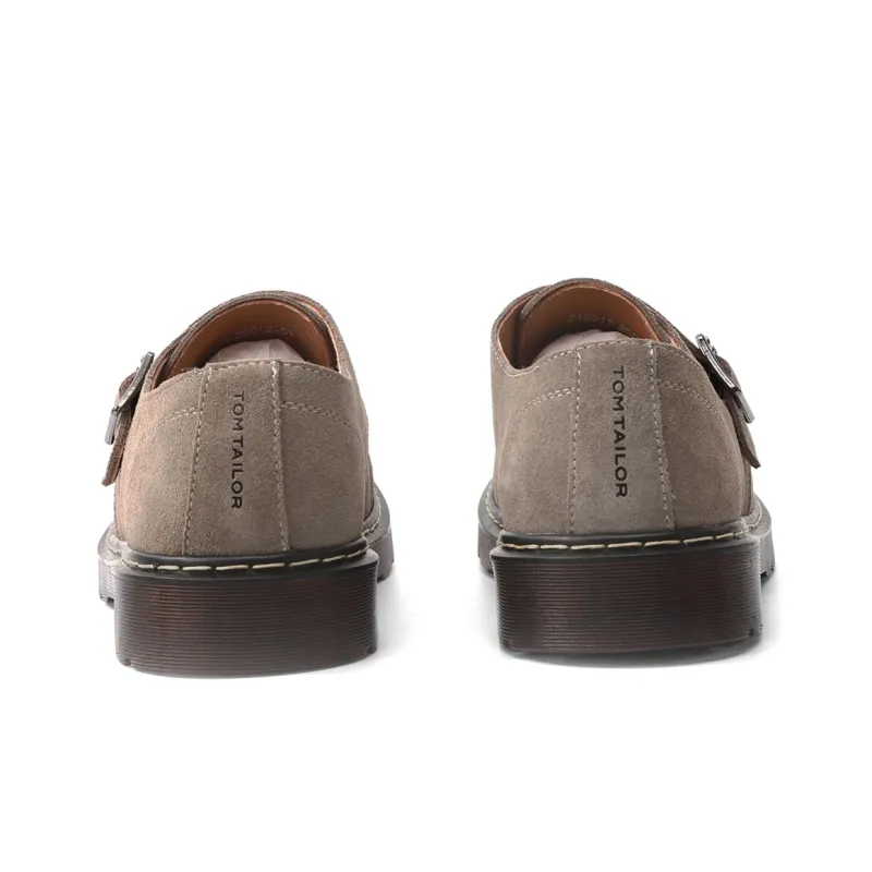 TOM TAILOR Gray Tone Gentleman Buckle Shoes Loafers Men's-10
