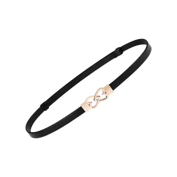 CATELLES Cow Leather Leather Belts Women's 1.4cm