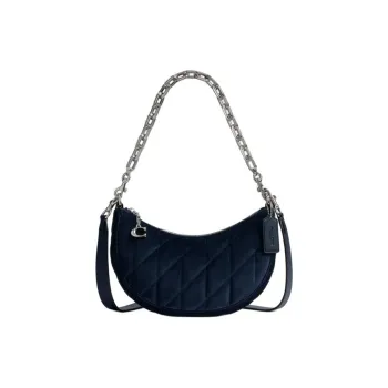 COACH Mira Fabric Crossbody Bag, Shoulder Bag Medium Size Women's Blue