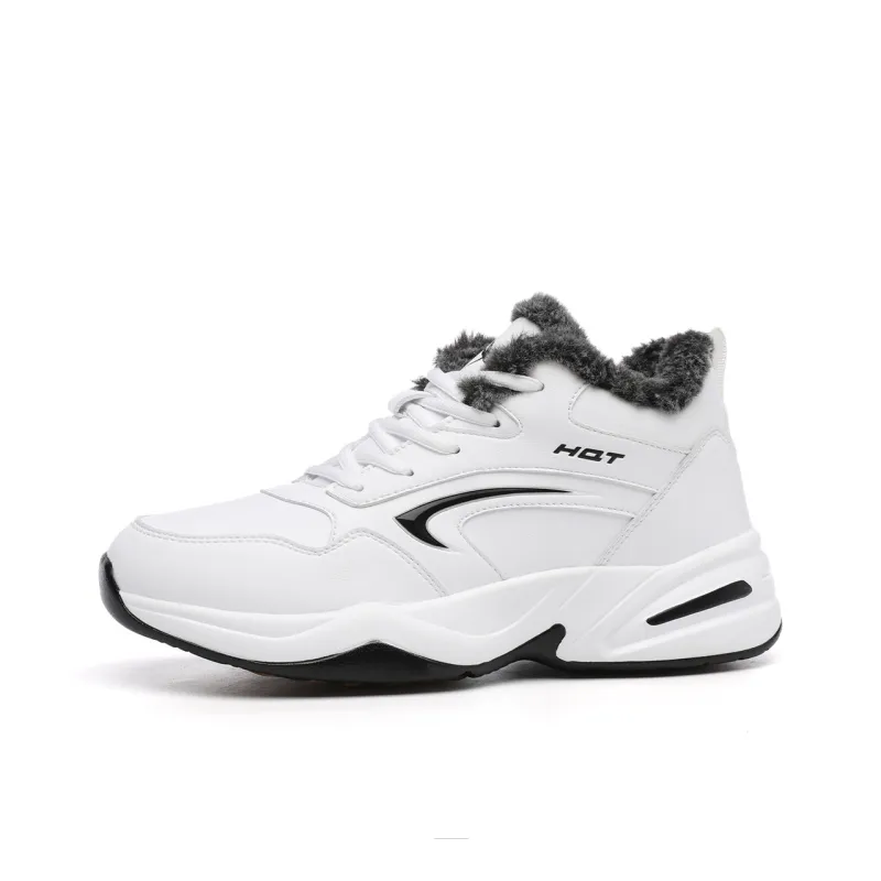 RED DRAGONFLY Casual Shoes Men High Top Black/White Black-6