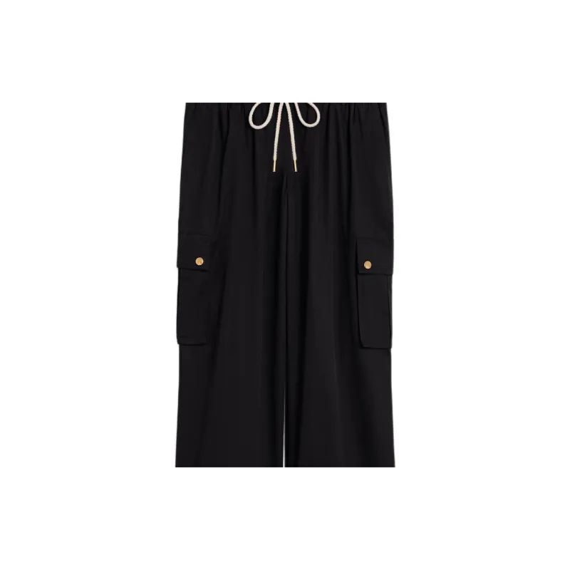 CELINE Pantalon Drawstring Cargo Pants-5