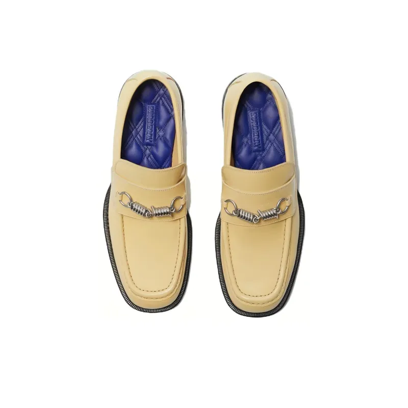 Burberry Barbed Leather Loafers-2