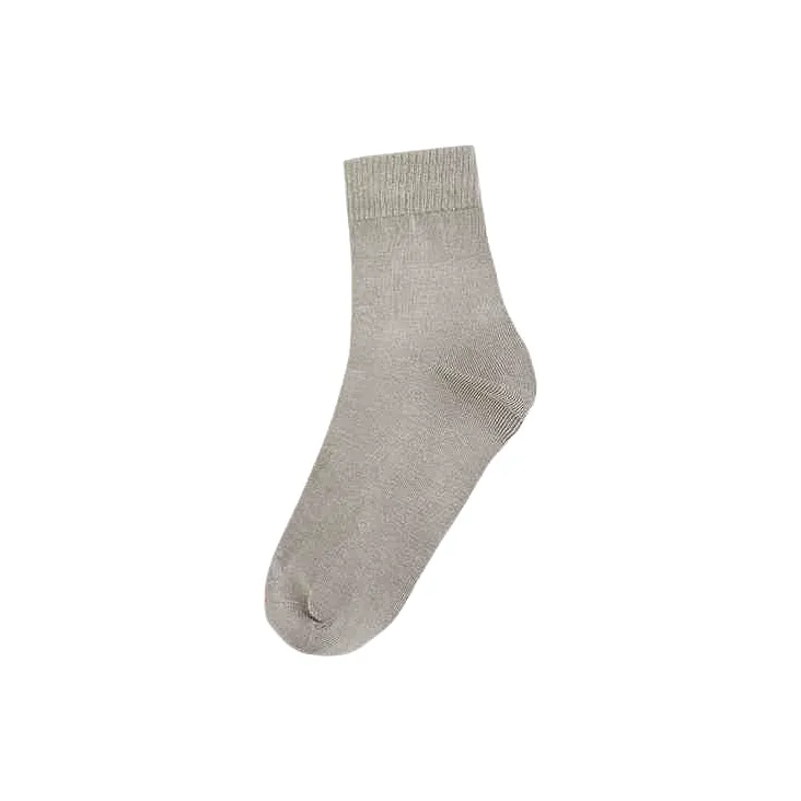 CHAOJIANTA Mid-Calf Socks Unisex 1 Pack Brown Floral Yarn-0