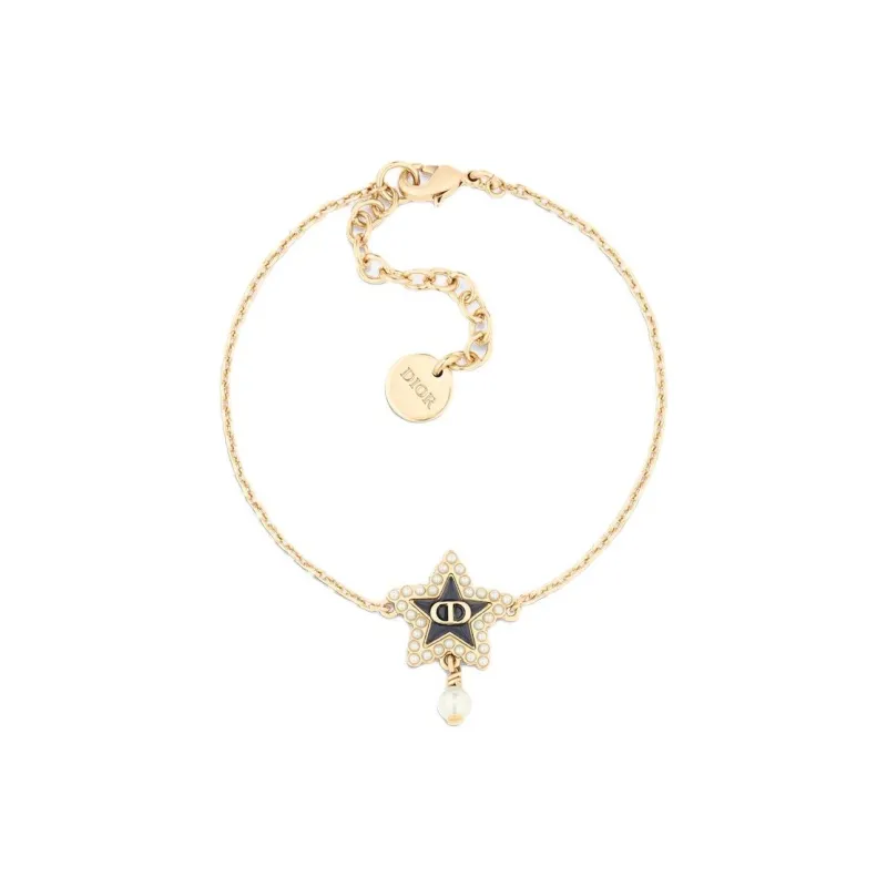DIOR Resin Pearls Bracelets Women's Gold-0