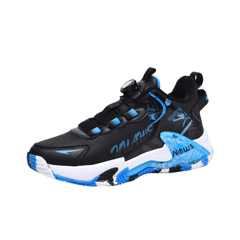 MUSNODO Cushioning Coverage Rebound Low Top Casual Running Shoes Unisex Black And White Mismatched-24