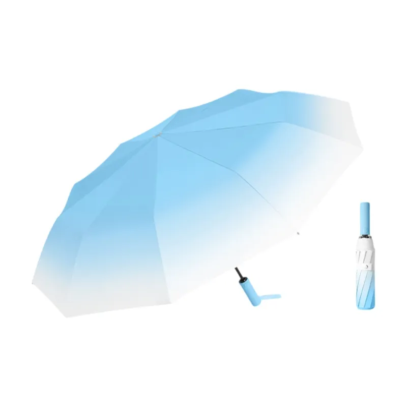 NingYi High Value Color Changing Thickened Vinyl Sun Umbrella With Anti Glare And UV Protection Foldable Sunshade-3
