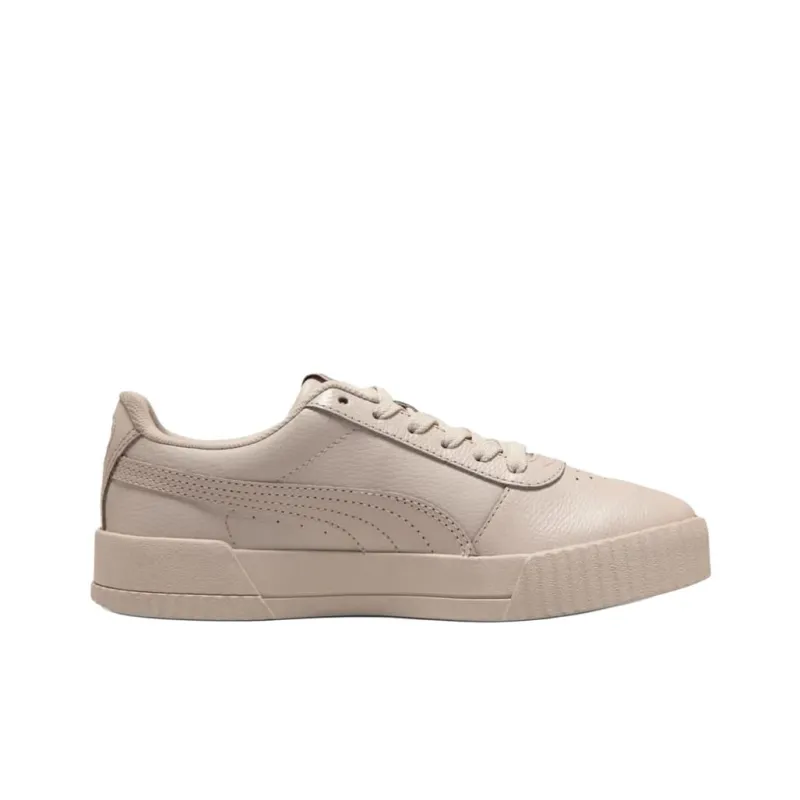 PUMA Carina Anti-Slip Wear-Resistant Low-Top Skateboard Shoes Women's Khaki-1