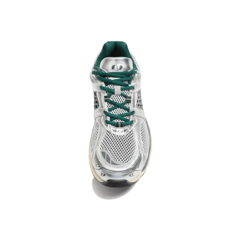 ZARA ORIGINS Anti-Slip Wear-Resistant Low-Top Casual Shoes Men's Silver Green-2