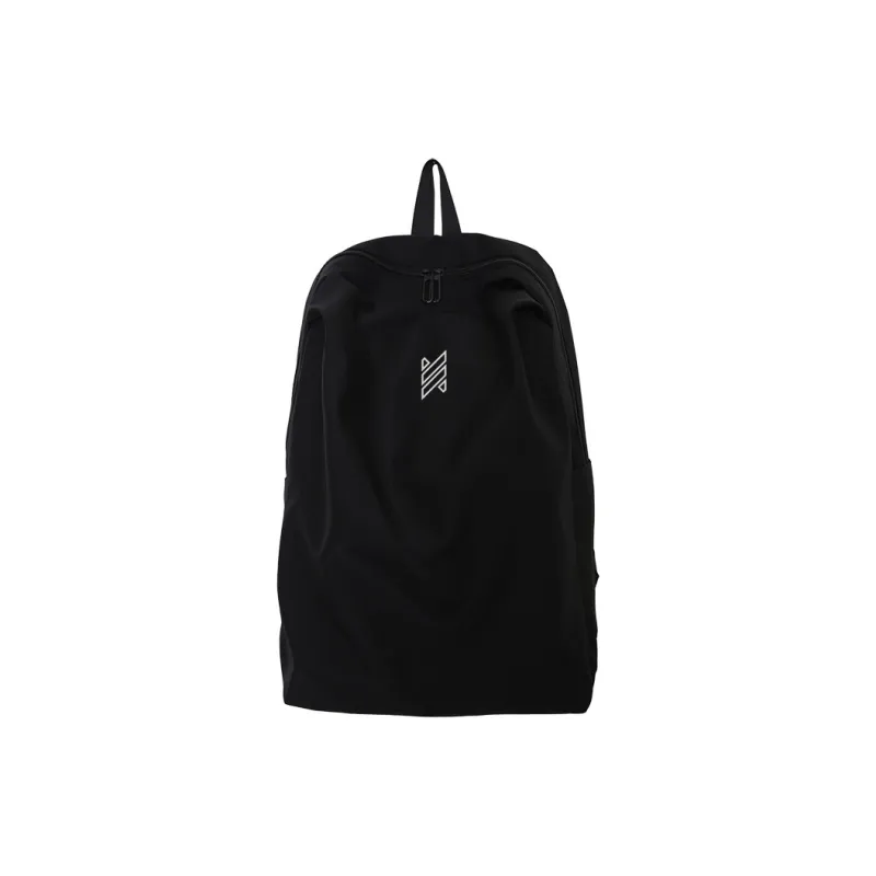 NOMK Nylon Backpack Regular Unisex Black/Pink/White/Gray-0
