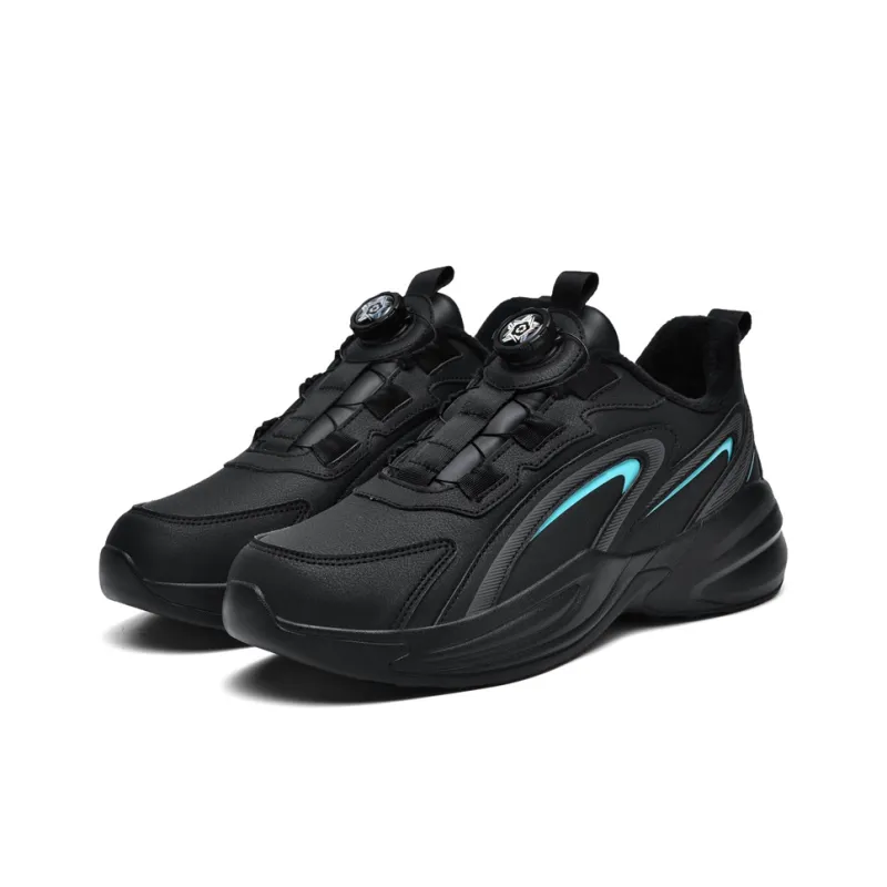Black tailed Deer Cushioning Slip Resistant Coverage Mid Top Casual Running Shoes Unisex-24