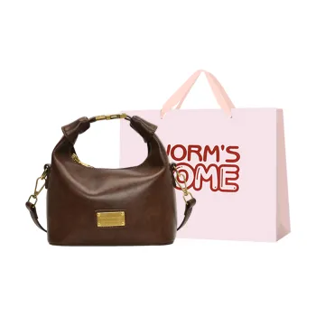 Worm's Home PU Shoulder Bag Crossbody Bag Handbags Women's Black/Brown/Coffee