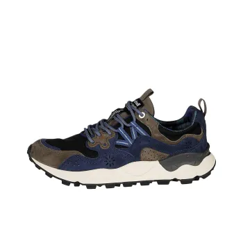 FLOWER MOUNTAIN x BARBOUR Low-Top Casual Shoes Men's Blue
