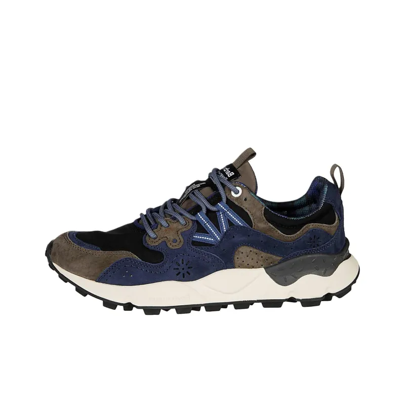 FLOWER MOUNTAIN x BARBOUR Low-Top Casual Shoes Men's Blue-0