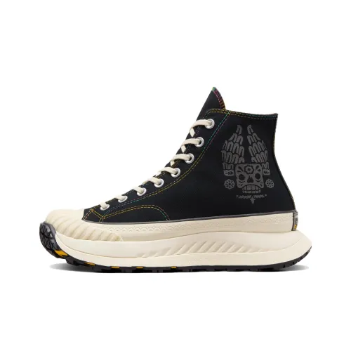 Converse Chuck 70 AT CX Wear Resistant Slip Resistant High Top Canvas Shoes Women's Black