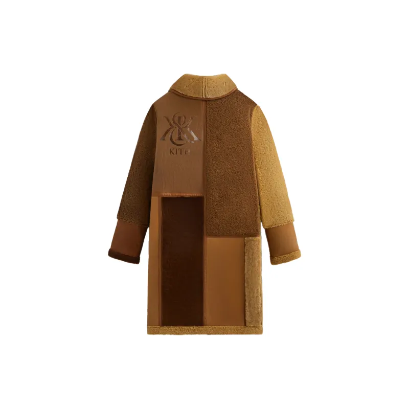 KITH Shearling Patchwork Becker Coat-1
