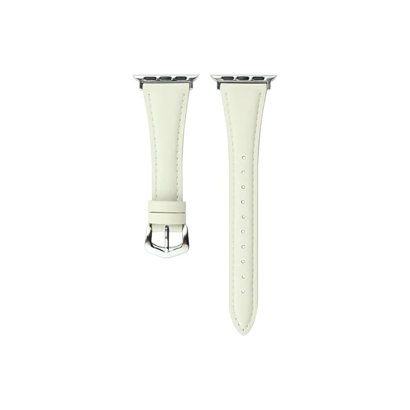 Vobafe Watch Band Apple Compatibility Cowhide Leather Material-0