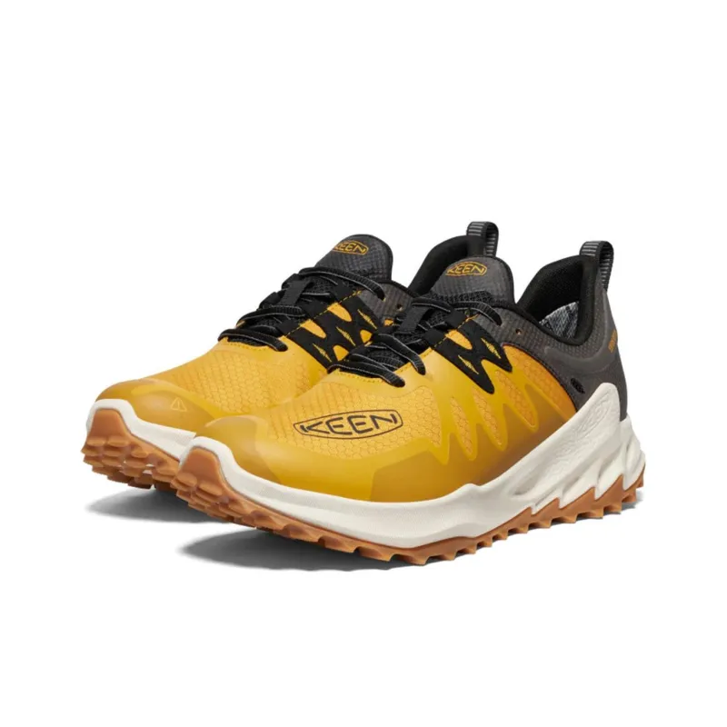 KEEN Zionic Breathable Grip Low Top Hiking Shoes Men's Yellow-2