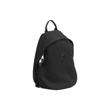 GELANDAI Fabric Backpack Unisex Black/Ecru/Apricot